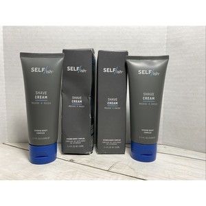 SELF/ish Shave Cream  3.4oz 2 Boxes Bent Box New Sealed